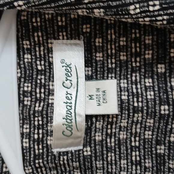 Coldwater Creek Brown & Tan Dress Jacket - Picture 3 of 5